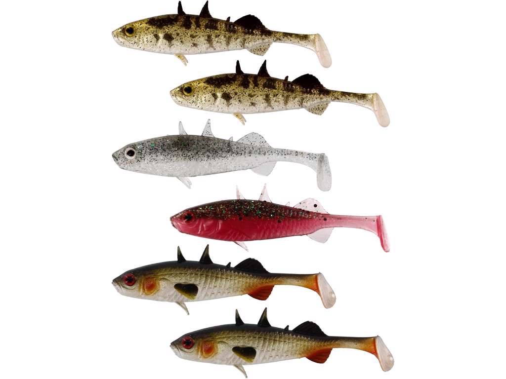 WESTIN STANLEY THE STICKLEBACK SHADTAIL 7.5CM 4G. 6KPL VÄRI MIX